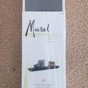 Mural 23" Espresso Floating Shelf